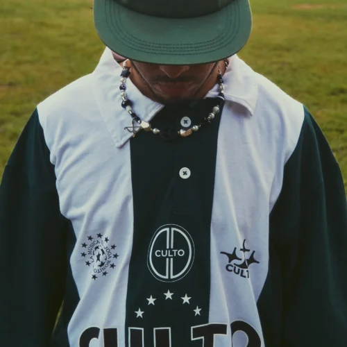 T-Shirt white and green